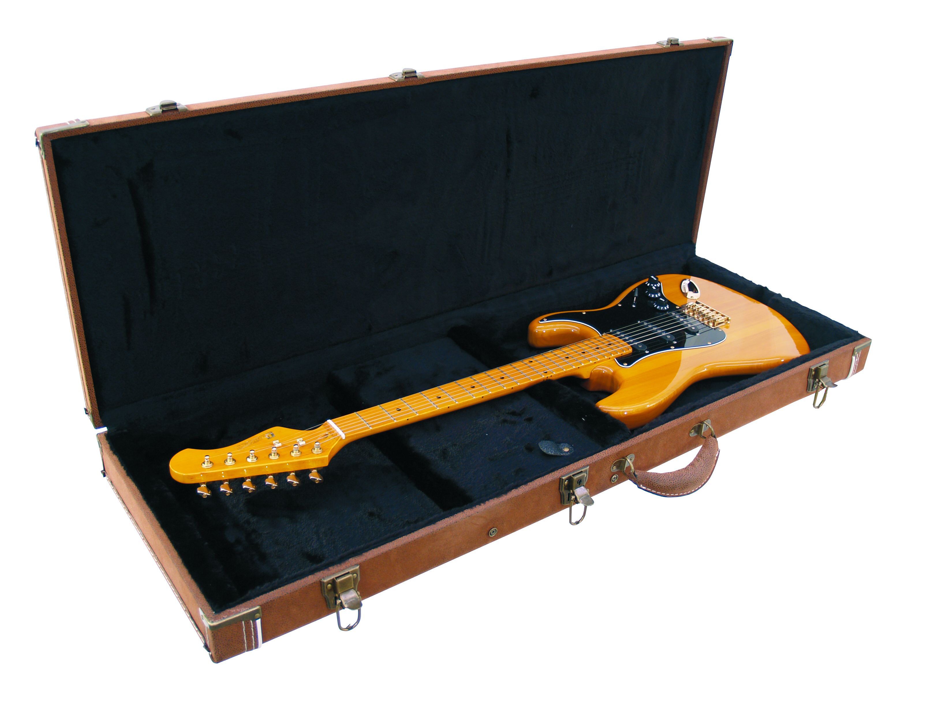 Dimavery Wooden Case for Guitars Bags Cases